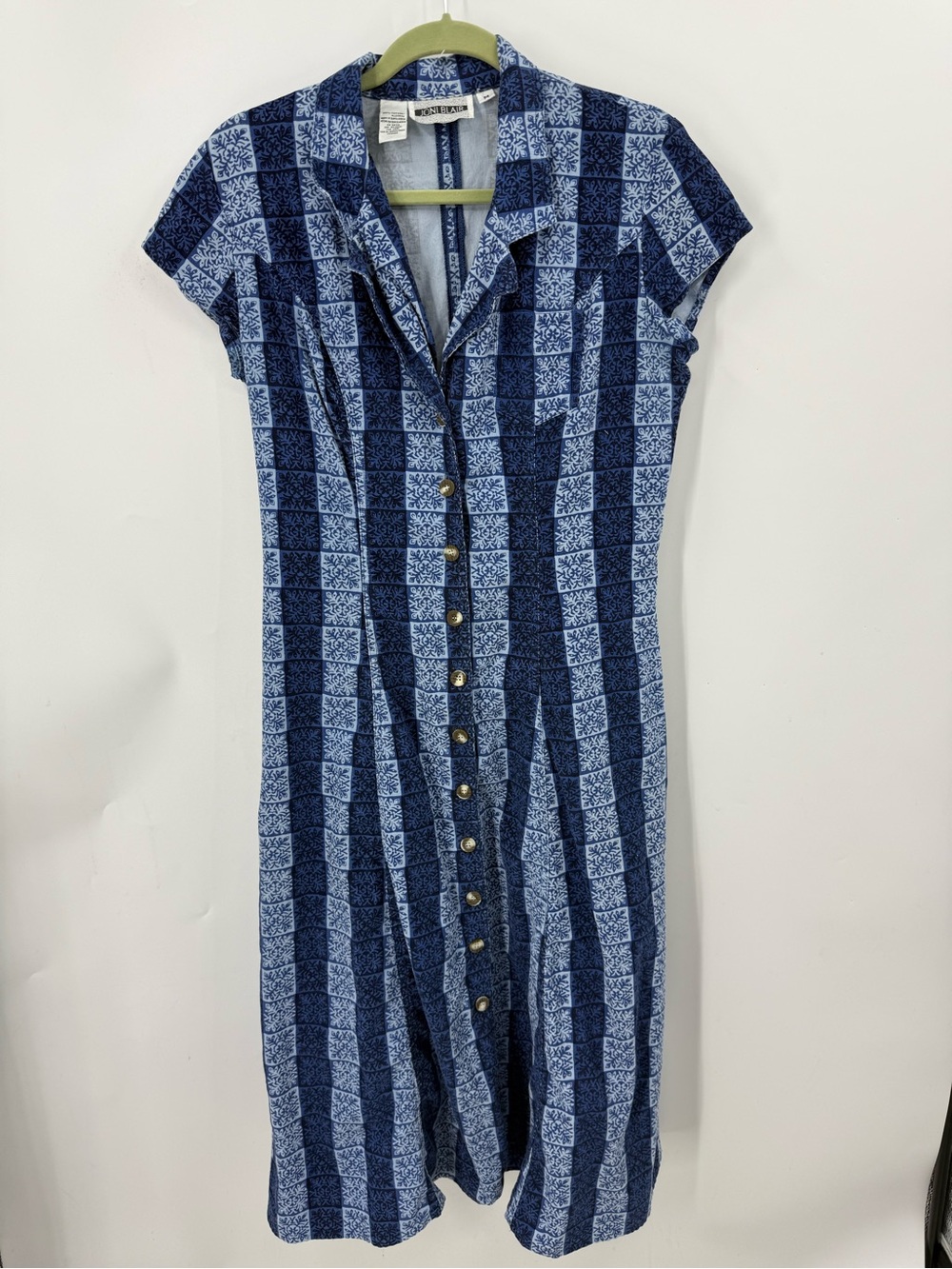 Joni Blair vintage 90’s 100% cotton fine lightweight corduroy dress M